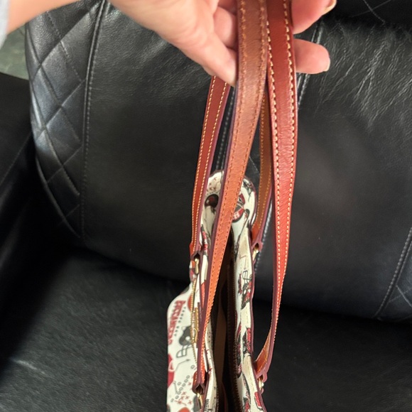 Dooney & Bourke Buccaneers Red and White Tote - Picture 9 of 16